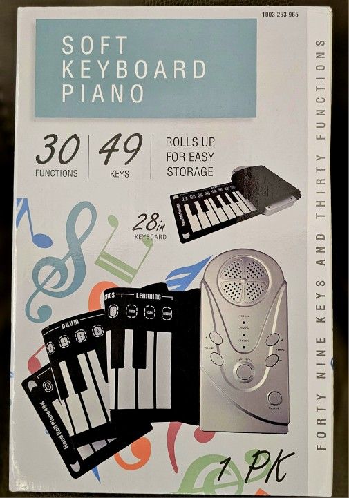 Melody On-The-Go: 49-Key Soft Roll-Up Keyboard Piano