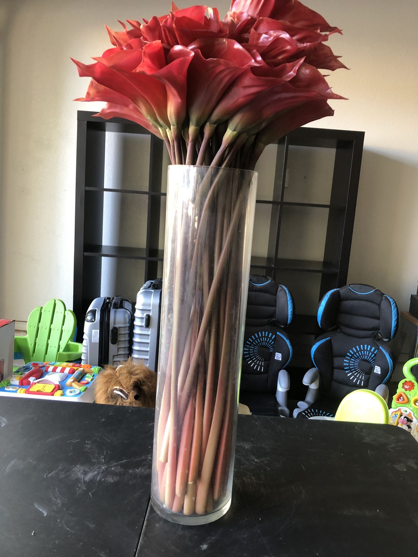 Large Faux Flower Arrangement
