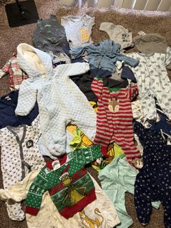 Baby Boy Clothes 42 Pieces Excellent Condition, Mooving Need Gone Asap 