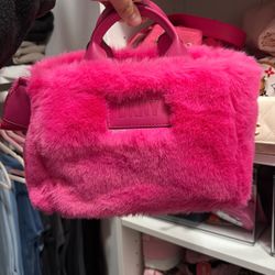 Dkny Pink Furry Bag