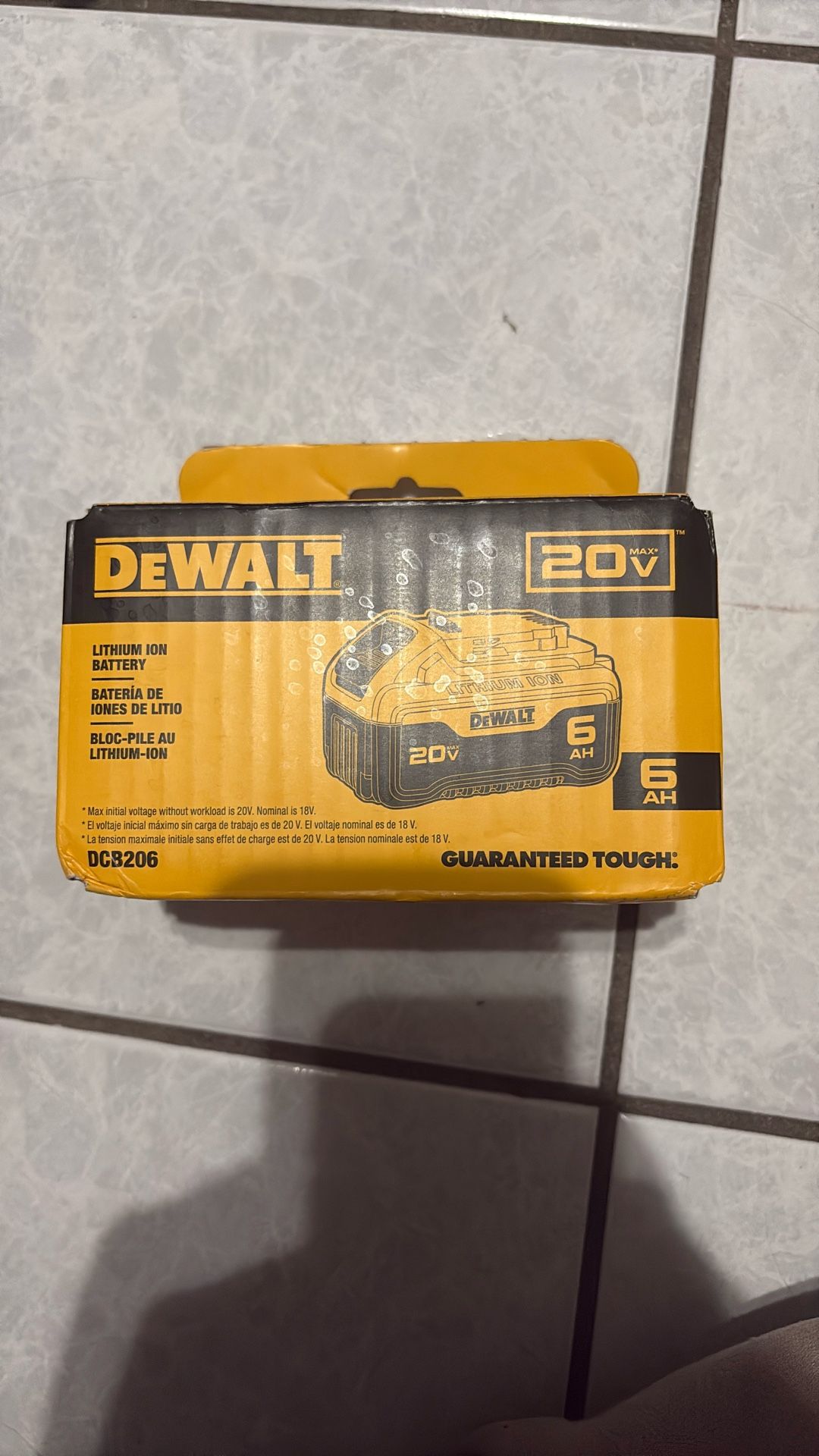 20V MAX Premium Lithium- Ion 6.0Ah Battery Pack