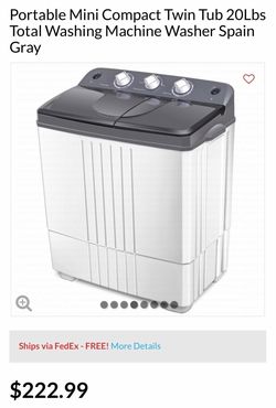 Portable washer & dryer