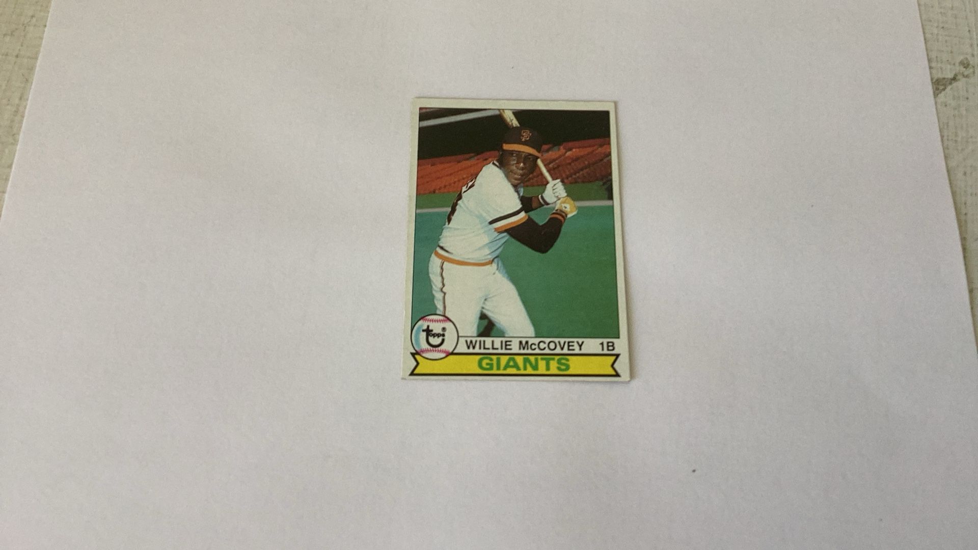1979 Topps Card #215 Willie McCovey