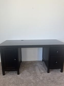 IKEA HEMNES Desk – Black-Brown