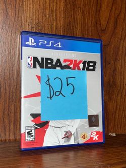 PlayStation Video Game PS5 PS4 NBA 2K18 Basketball
