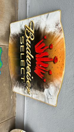 Bud Select Tin Bar Sign