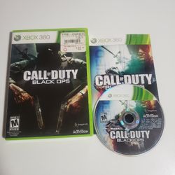 Call of Duty Black Ops Xbox 360