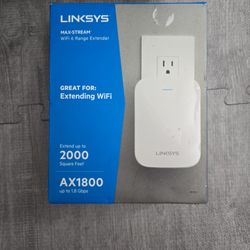 Linksys  Ax1800 Max Stream WiFi Extender