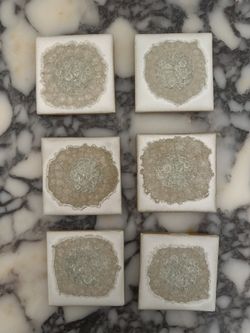 Anthropologie Molten Rock Coasters (6)