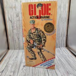 1995 GI Joe ACTION MARINE Hasbro 12" doll MINT in factory sealed box