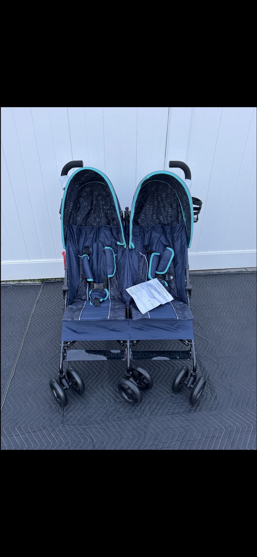 Stroller/ Double stroller/ side by side/ kids/ twins/ baby/ toddler/ travel/ New