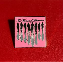 Women of Distinction Pink Women Lapel Pin
