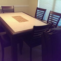 Dining Table Set With 6 Chairs