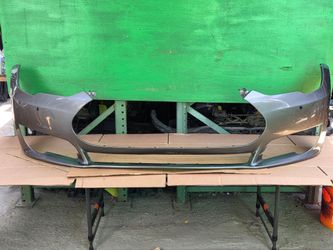FRONT BUMPER  TESLA MODEL S 2012 2013 2014 2015 OEM   WITH HOLES FOR SENSORS
