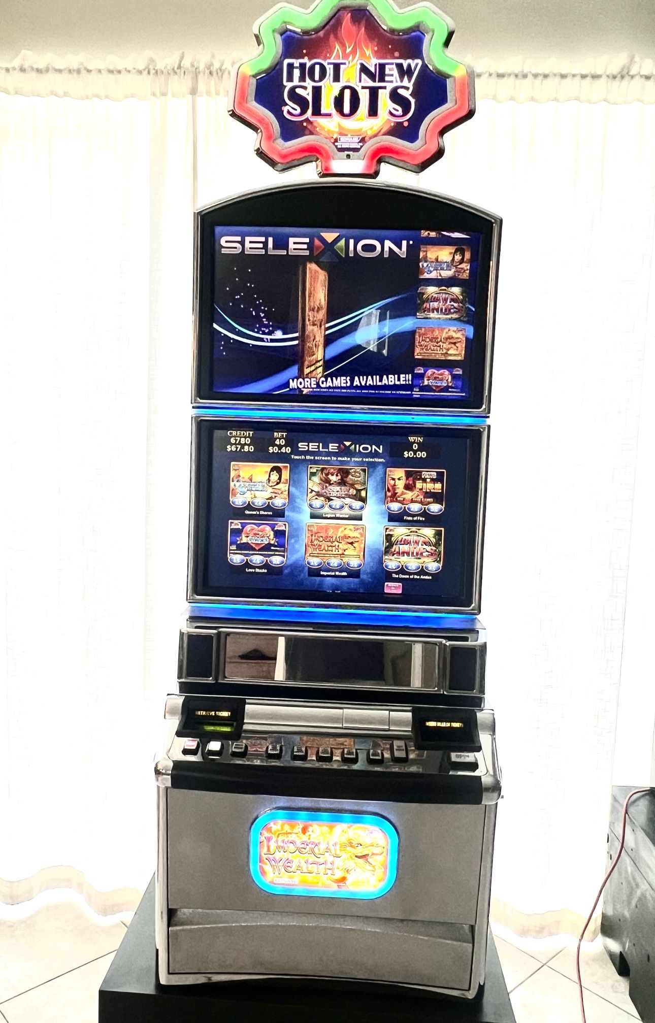 Konami KP3 Selexion Slot Machines In Excellent Working Condition