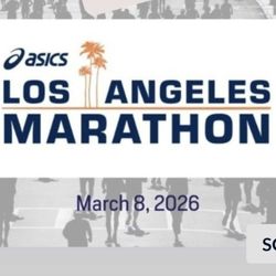 2026 LA Marathon Bib for sale