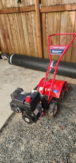 Troy-Bilt Bronco CRT Rear-Tine Tiller – 5HP Powerhouse Ready to Dig!