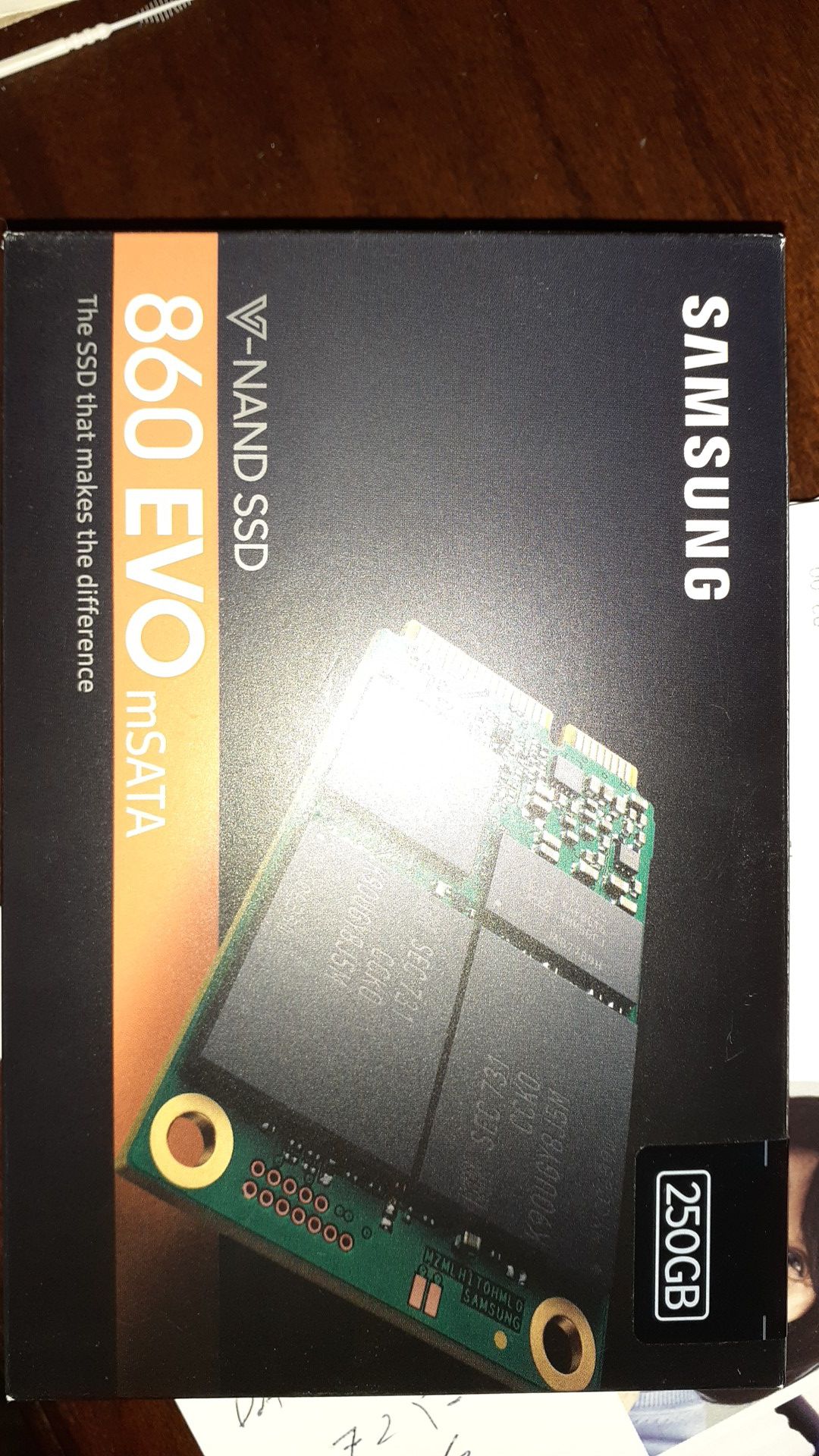 Samsung 860 evo mSata 250gb ssd hard drive