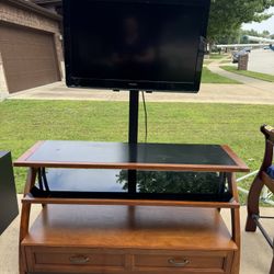 Tv Stand And 31 In Tv. 