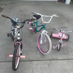 3 Bikes $50