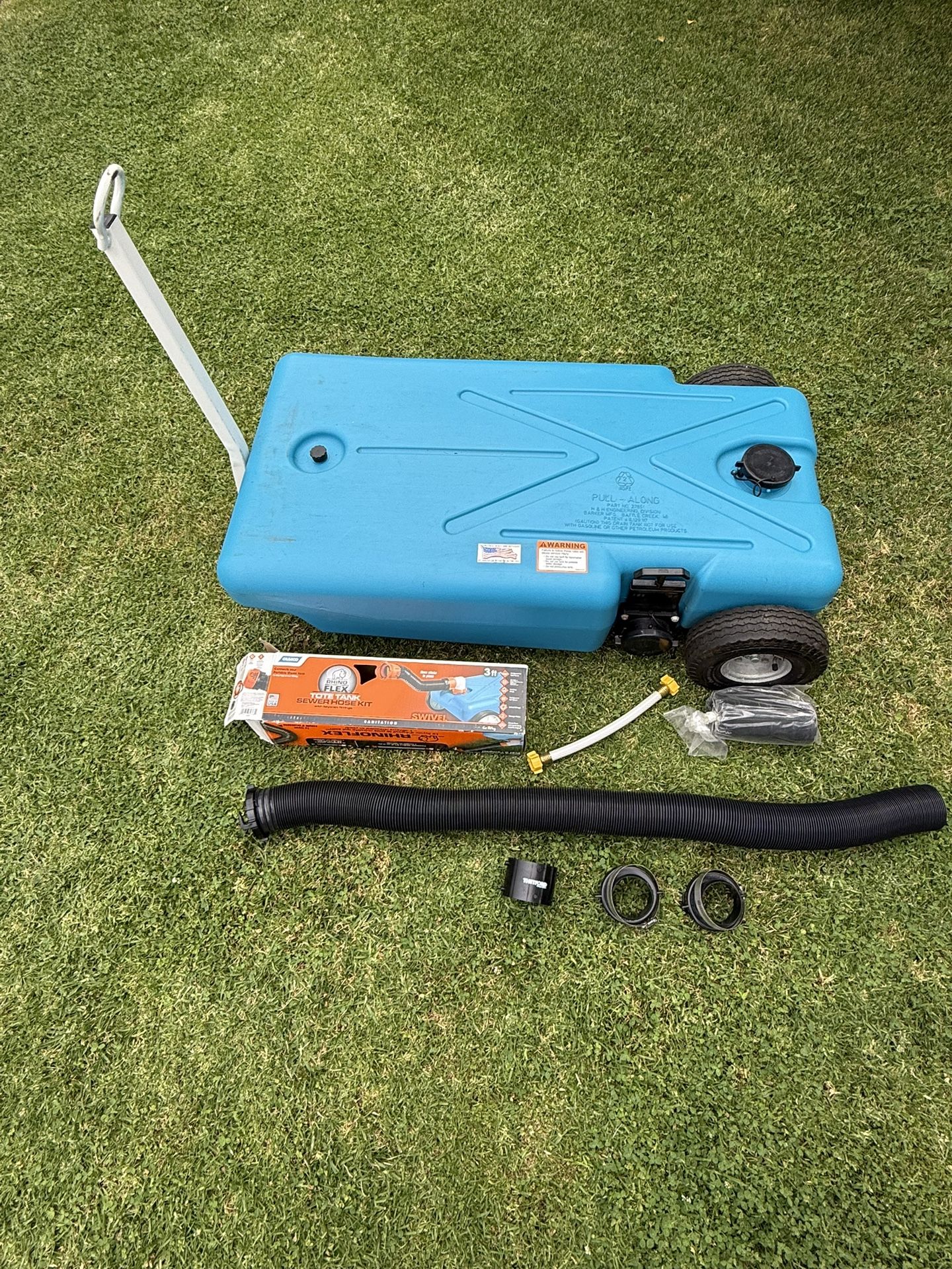 RV Sewer Tote With Tote Tank Sewer Hose Kit