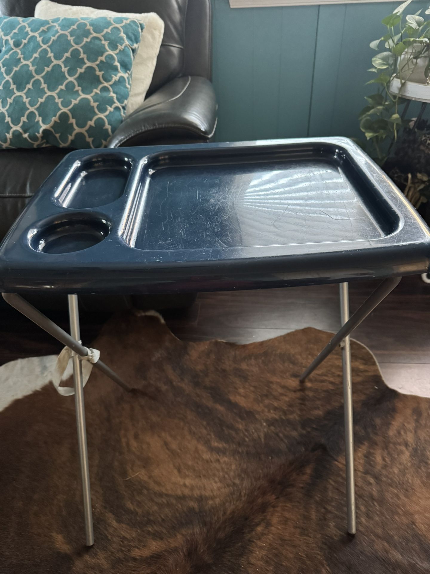 Blue Folding Table