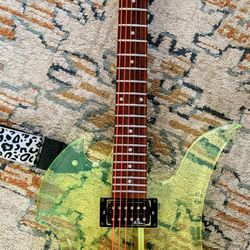 FS/FT: 1999 B.C. Rich Mockingbird Ice Acrylic Series Neon Green