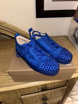 Christian Louboutin Blue Spike Low