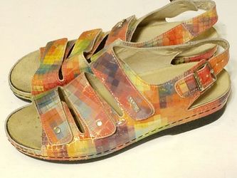 European comfort sandals Helle Romu's sz 38 US 7.