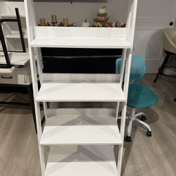White Ladder Shelf / Bookshelf