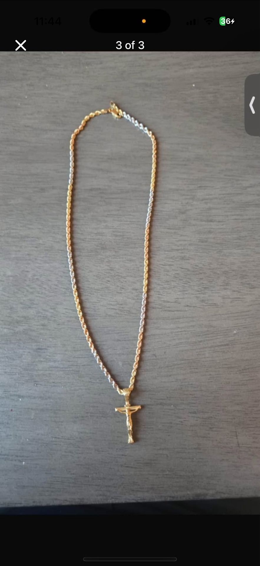 14k Jacoje Tri Color Rope