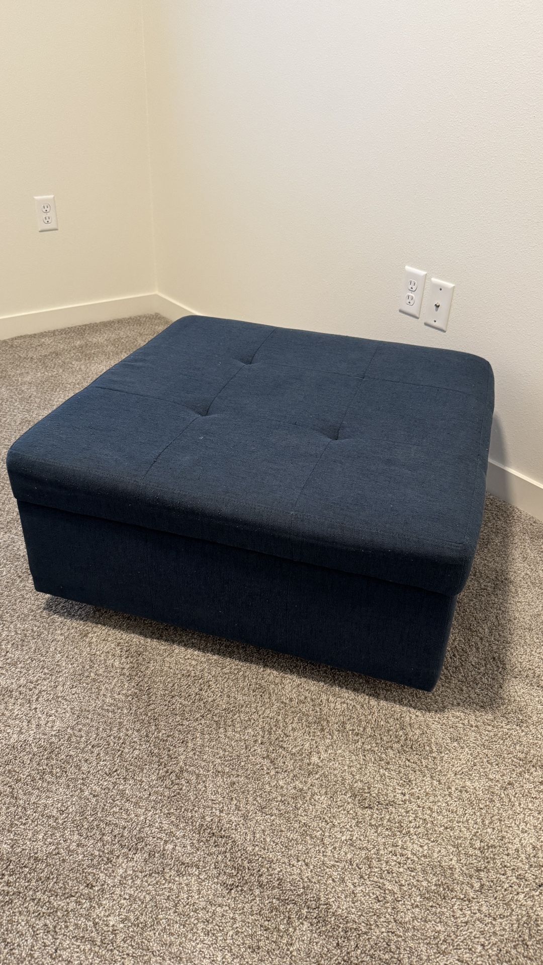29" Wide Upholstered Storage Ottoman