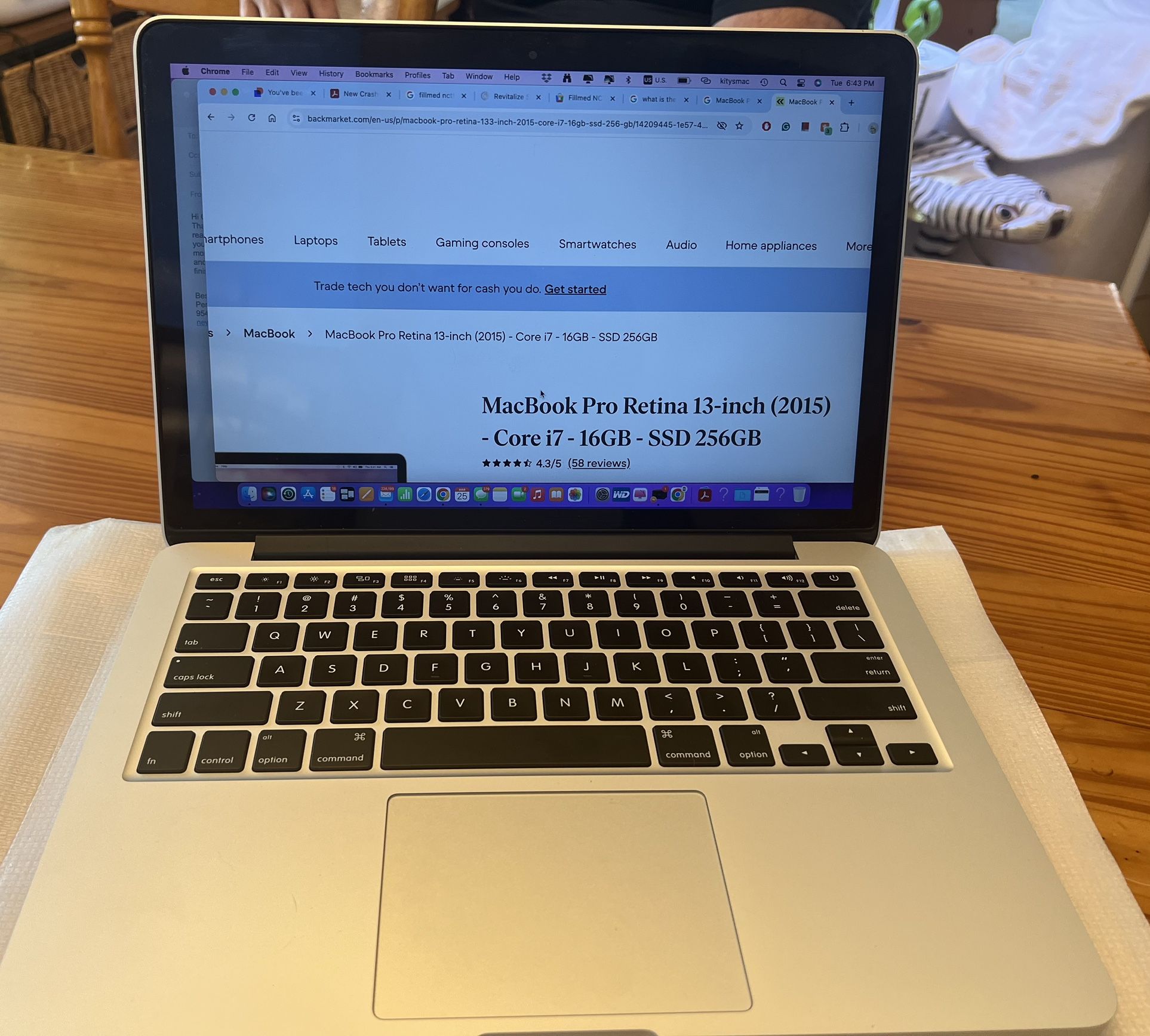 MacBook Pro Retina Display 13 Inch 2015 Core I7 16 Gb Memory 1000terrabite SSD