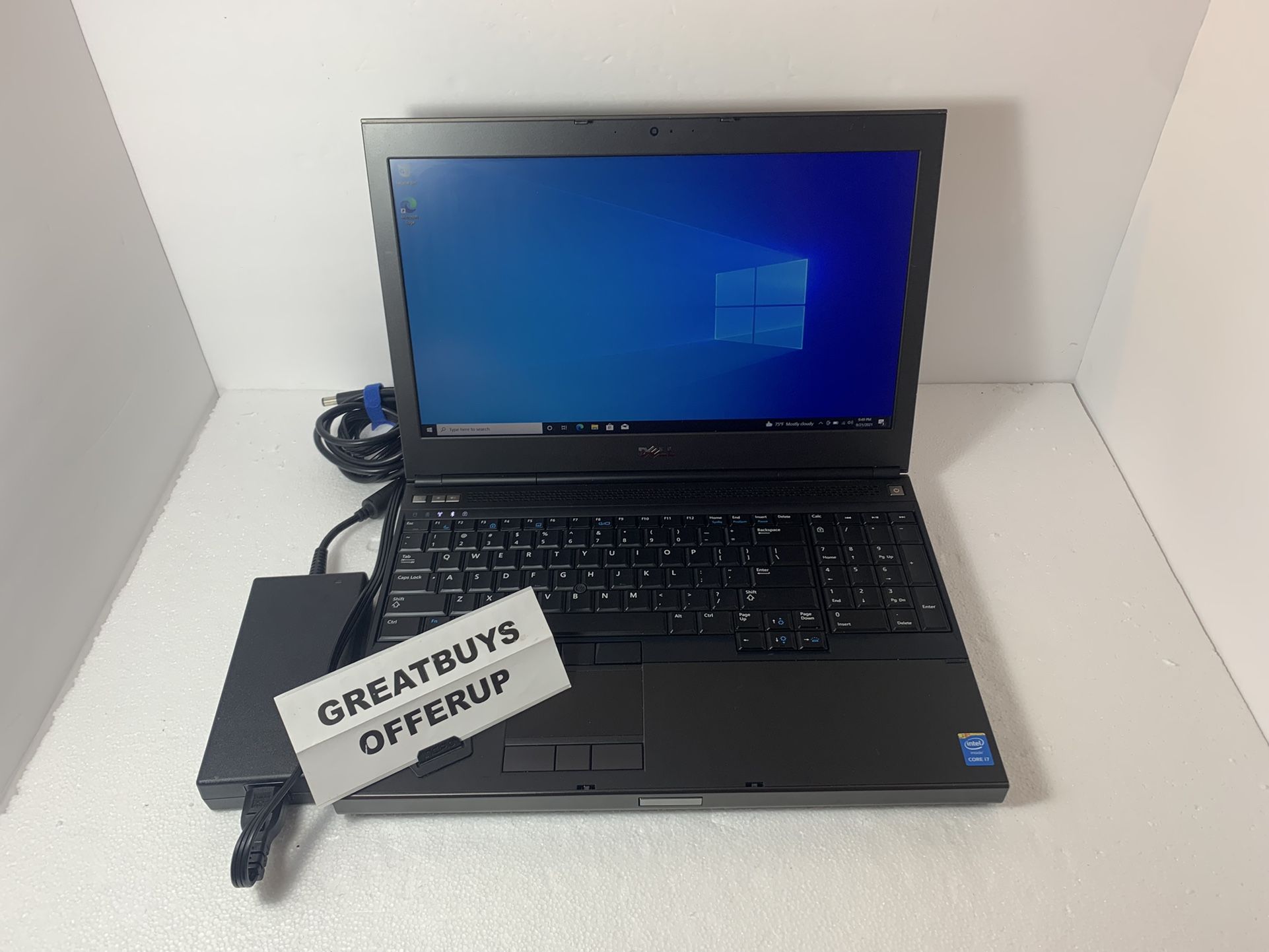 Laptop Dell Precision M4800 Intel i7-4810M 2.80Ghz 32GB Ram 500GB SSD NVIDIA Quadro 2GB 🚀 