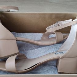 [Used] Steve Madden Women's Irenee Heeled Sandal, Blush, 9.5 M USA 