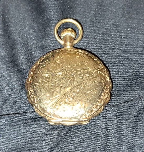 American Waltham Hunter Ladies Pocket Watch 
