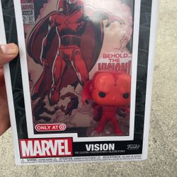 Marvel Vision Funko Pop Comic Covers