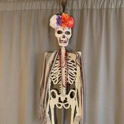 Catrina Hanging  de’cor For Halloween  Or  Día De Muertos  
