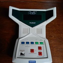 Vintage 1979 Bambino SuperStar FootBall Electronic Handheld Game Tested Works 👍