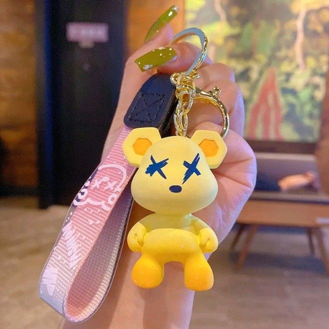 HOT New Anime Bear Keychain Or Backpack Charm