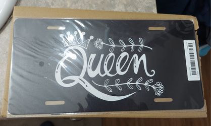 Queen License Plate 