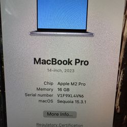 Macbook Pro 2023