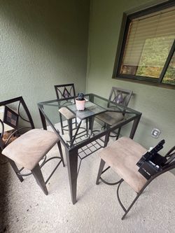 Glass Top Table