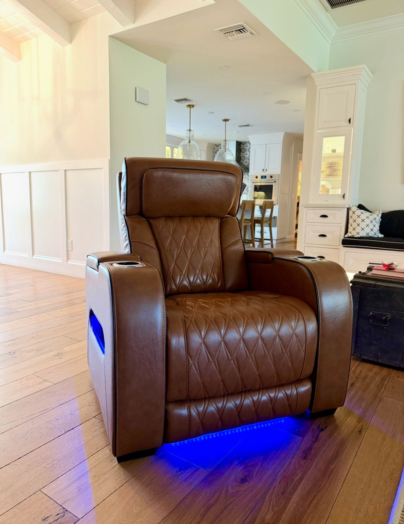Real Leather Recliner For Sale
