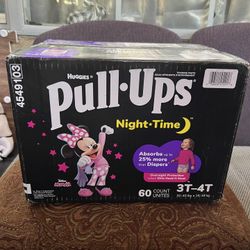 Pull-Ups Night-Time Potty Training Pants for Girls, Sizes 3T-4T