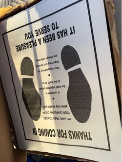 Car wash paper floor mats 500 count