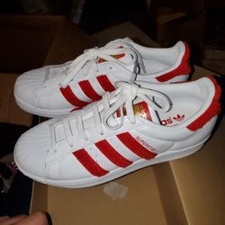 Adidas Super STARS Rare COLORWAY SIZE 8Women Brand NEW NEVER WORN