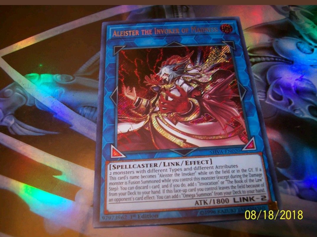 Yu-Gi-Oh Aleister The Invoker Of Madness Secret Rare 1st Ed