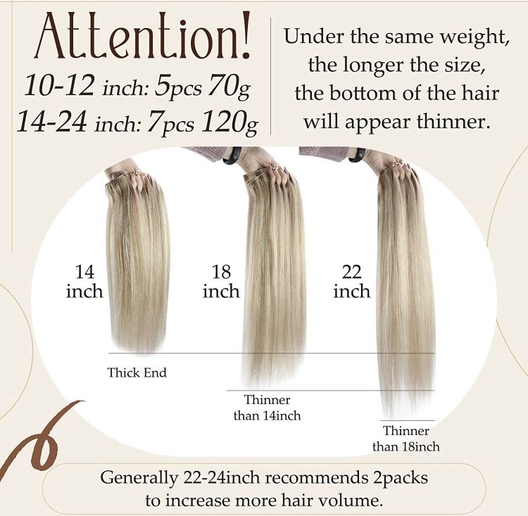 Purple Clip in natural Human Hair Extensions 7pcs 120g 20inch