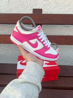 Nike Dunk Low Fushsia Size 4.5y/6W - Read Description